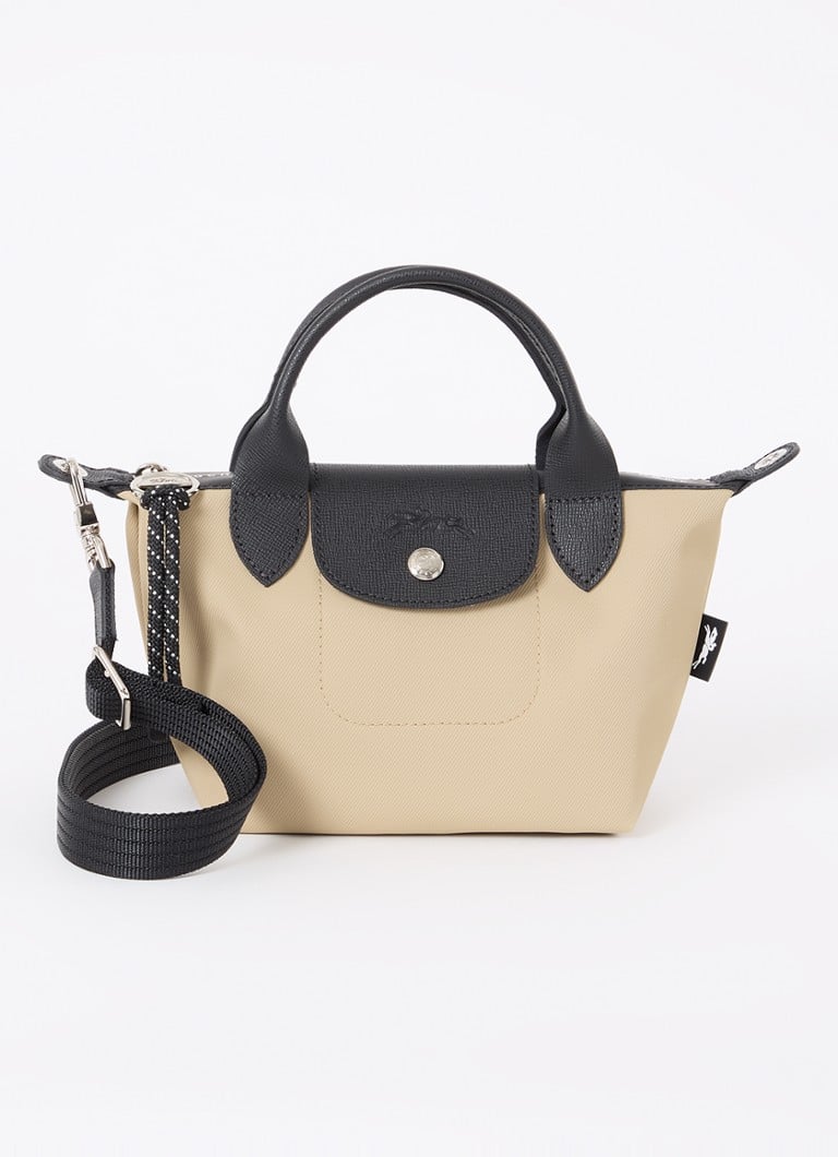 Geantă Longchamp Le Pliage Energy XS cu detalii din piele