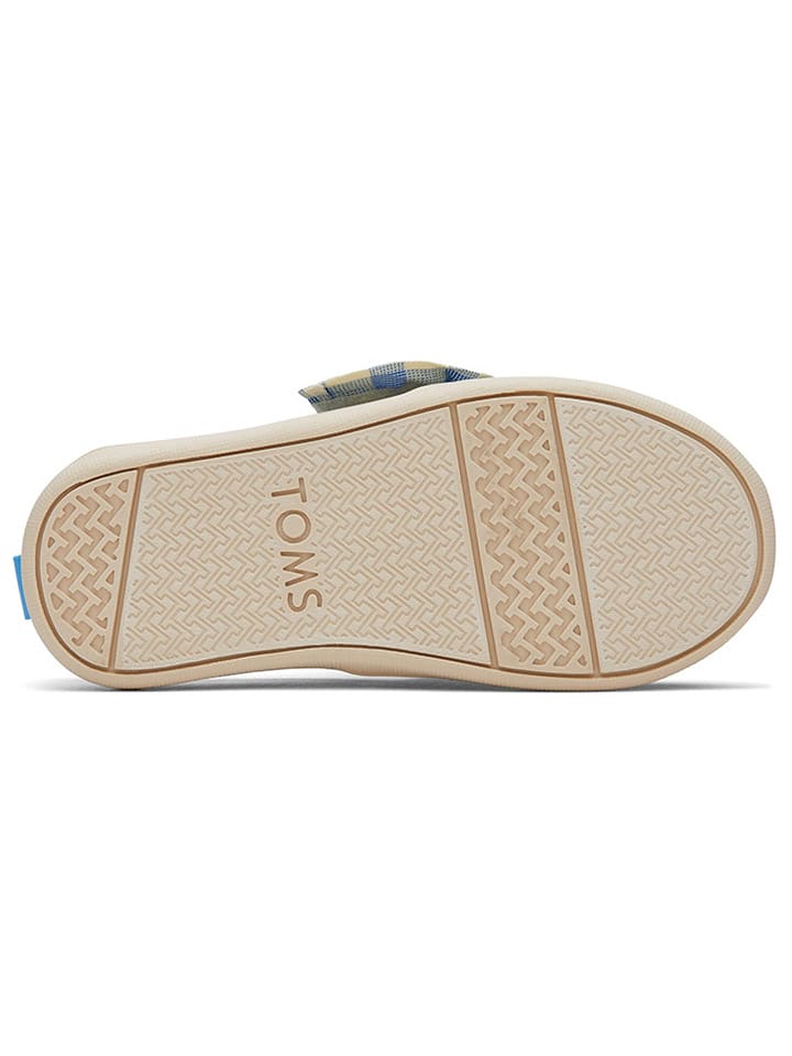TOMS Slipper in Hellblau/ Creme günstig kaufen