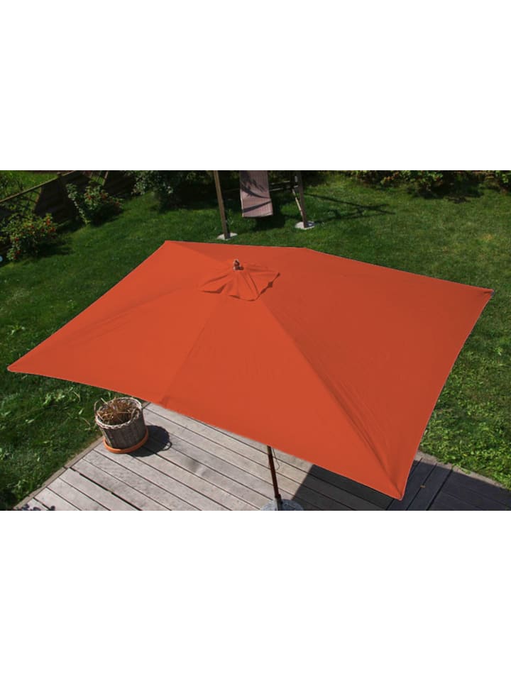 MCW Sonnenschirm Lissabon, Terracotta günstig kaufen onesize