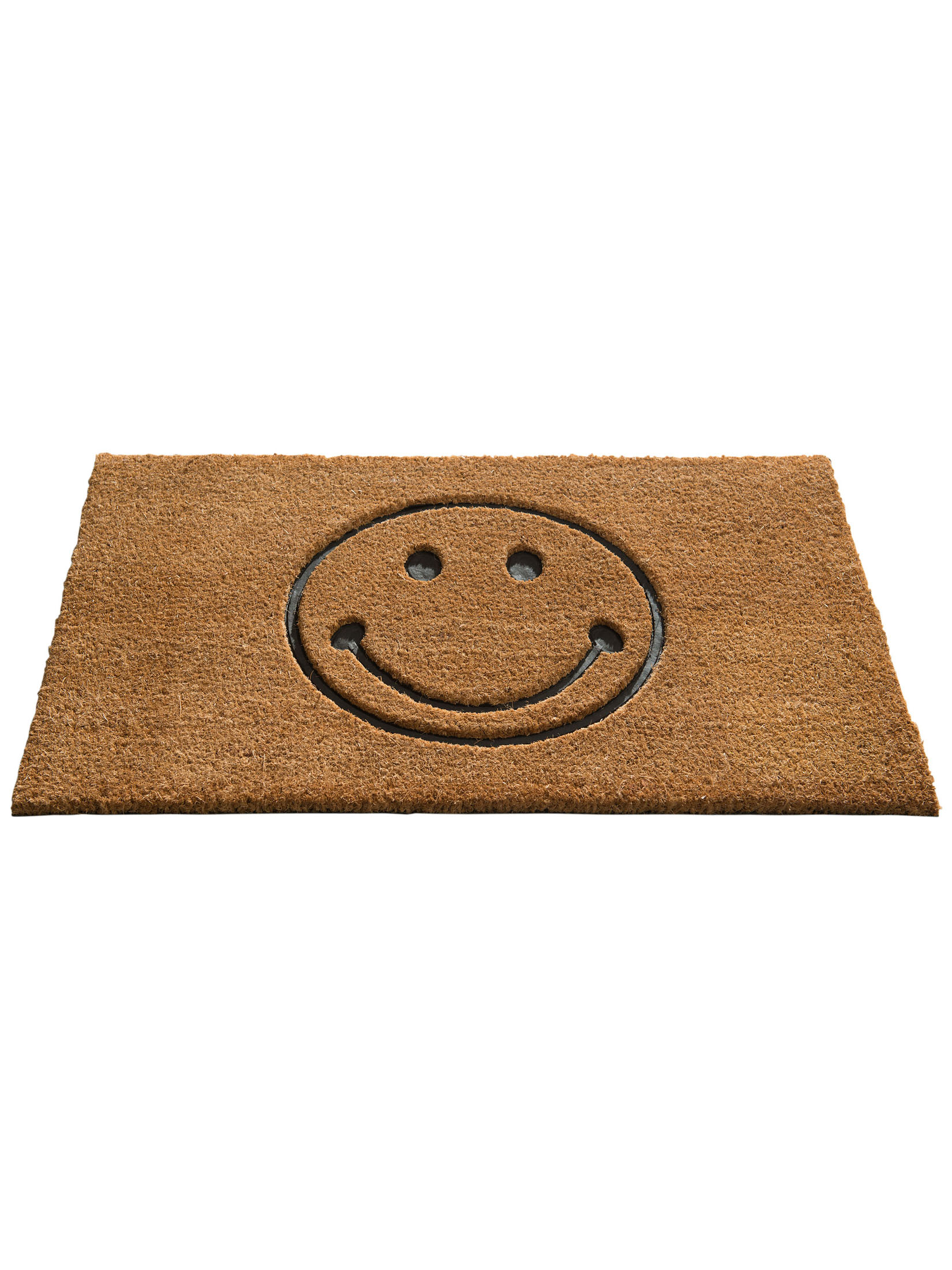 Smile Fußmatte, Dunkelbeige