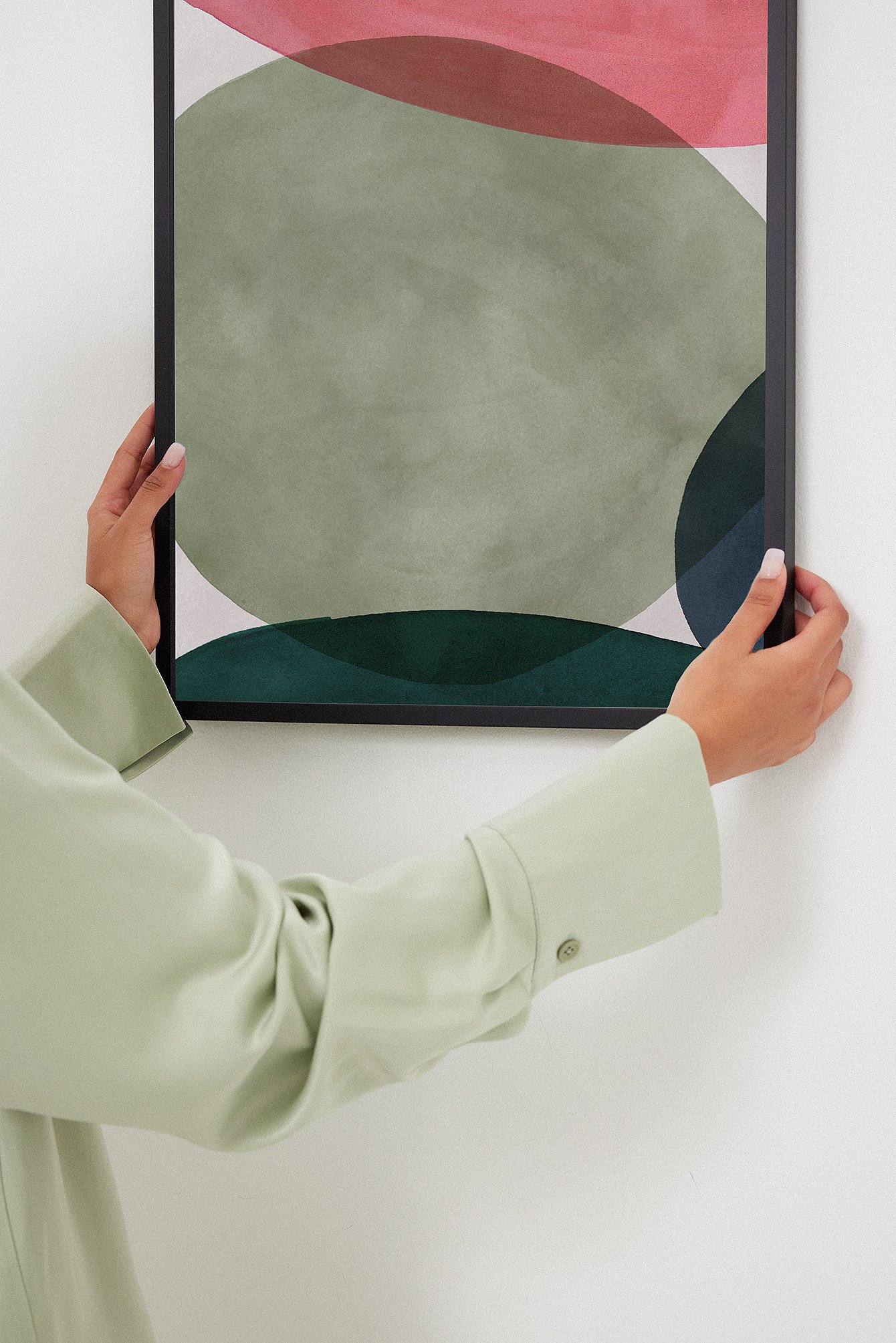 Painted Circles Poster