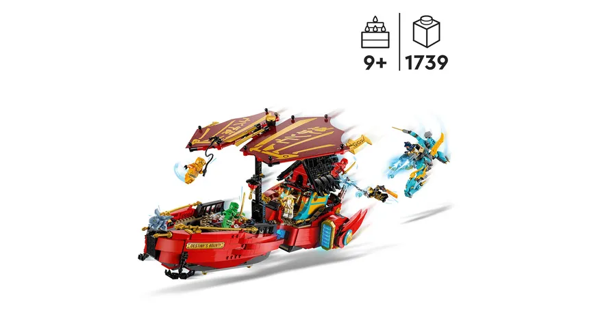 LEGO NINJAGO 71797 Ninja-Flugsegler im Wettlauf mit der Zeit