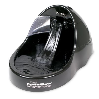 Fresh Flow Deluxe Trinkbrunnen Schwarz, 3 Liter
