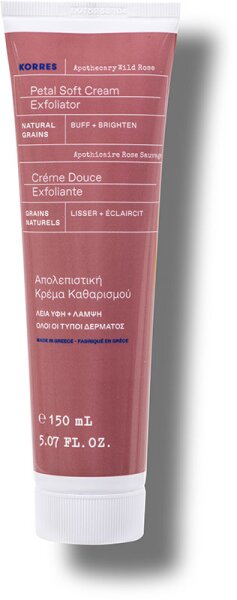 KORRES Apothecary Wild Rose Sanfte Peeling-Creme Gesichtspeeling