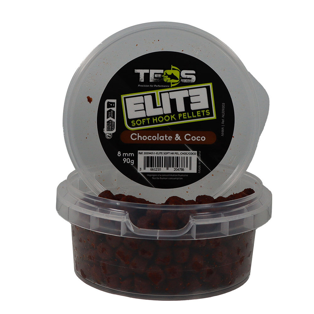 Soft Hook Pellets Teos Elite Chocolate/Coconut 8mm 90g