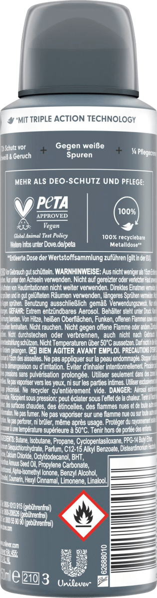 Antitranspirant Deospray Advanced Invisible Dry, 150 ml