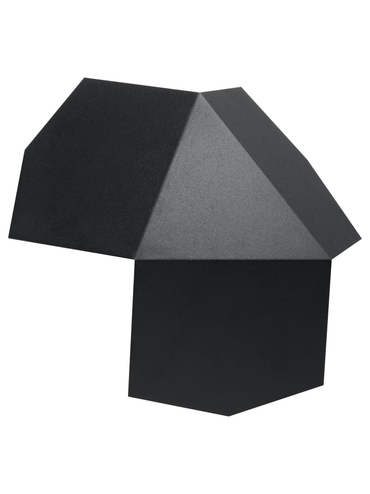 Nice Lamps Wandleuchte HIRU in Schwarz H 8 cm günstig kaufen onesize