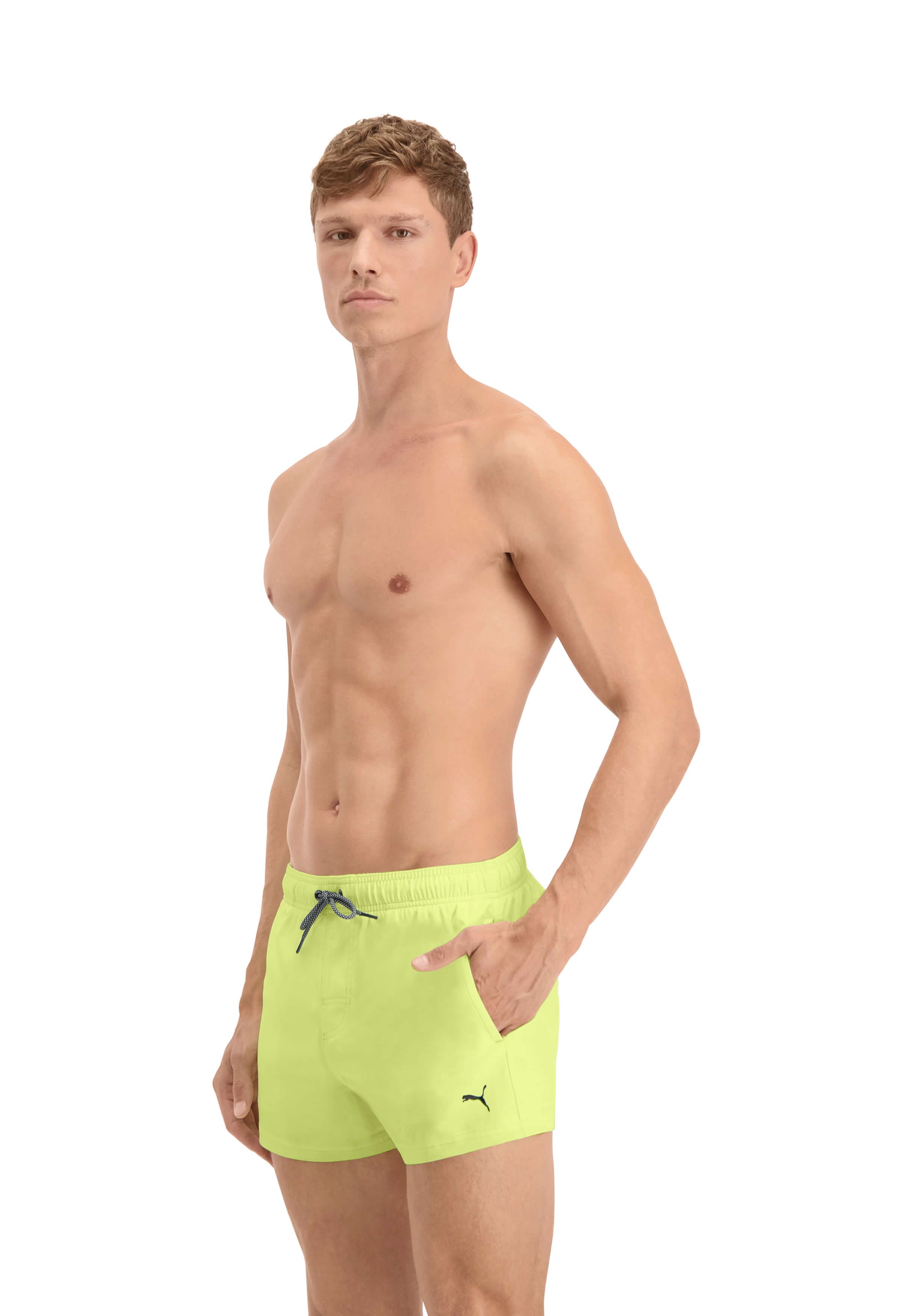 PUMA Short Frizzy Yellow Badehose