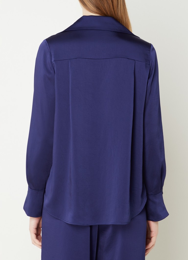 Claudie Pierlot Tunica in raso Blues