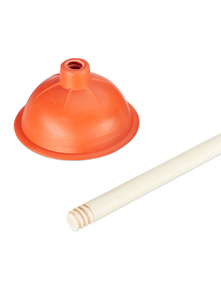 relaxdays 3x Abflussreiniger in Rot /Natur günstig kaufen onesize