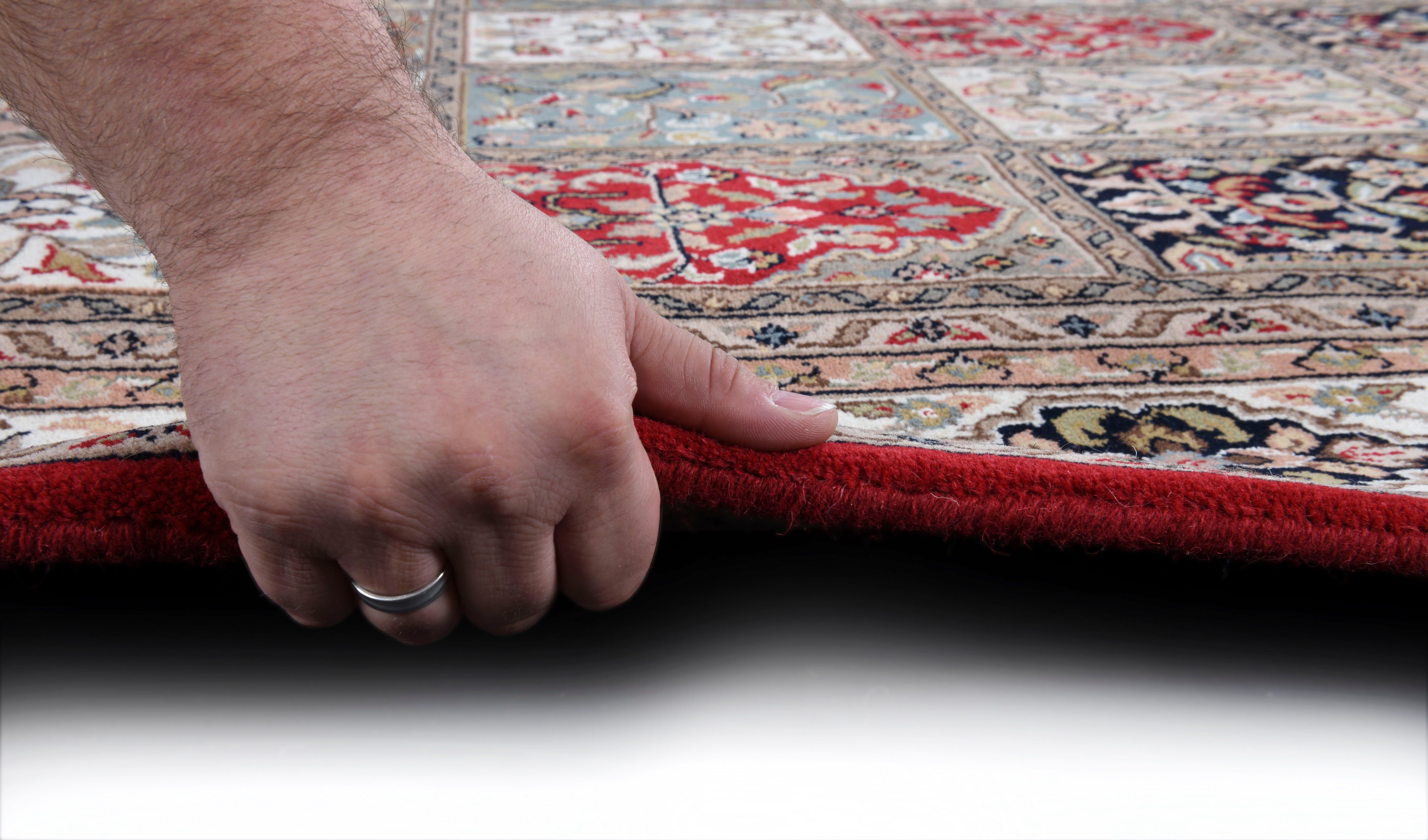 Orientteppich Benares Bachtiari, THEKO, rechteckig, Höhe: 12 mm, reine Wolle, handgeknüpft, mit Fransen