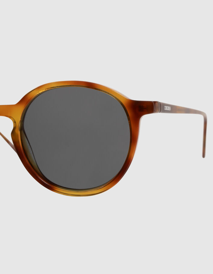 Lunettes solaires mixte écaille miel