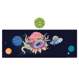 Schreibtischunterlage & Untersetzer Set - Rick & Morty