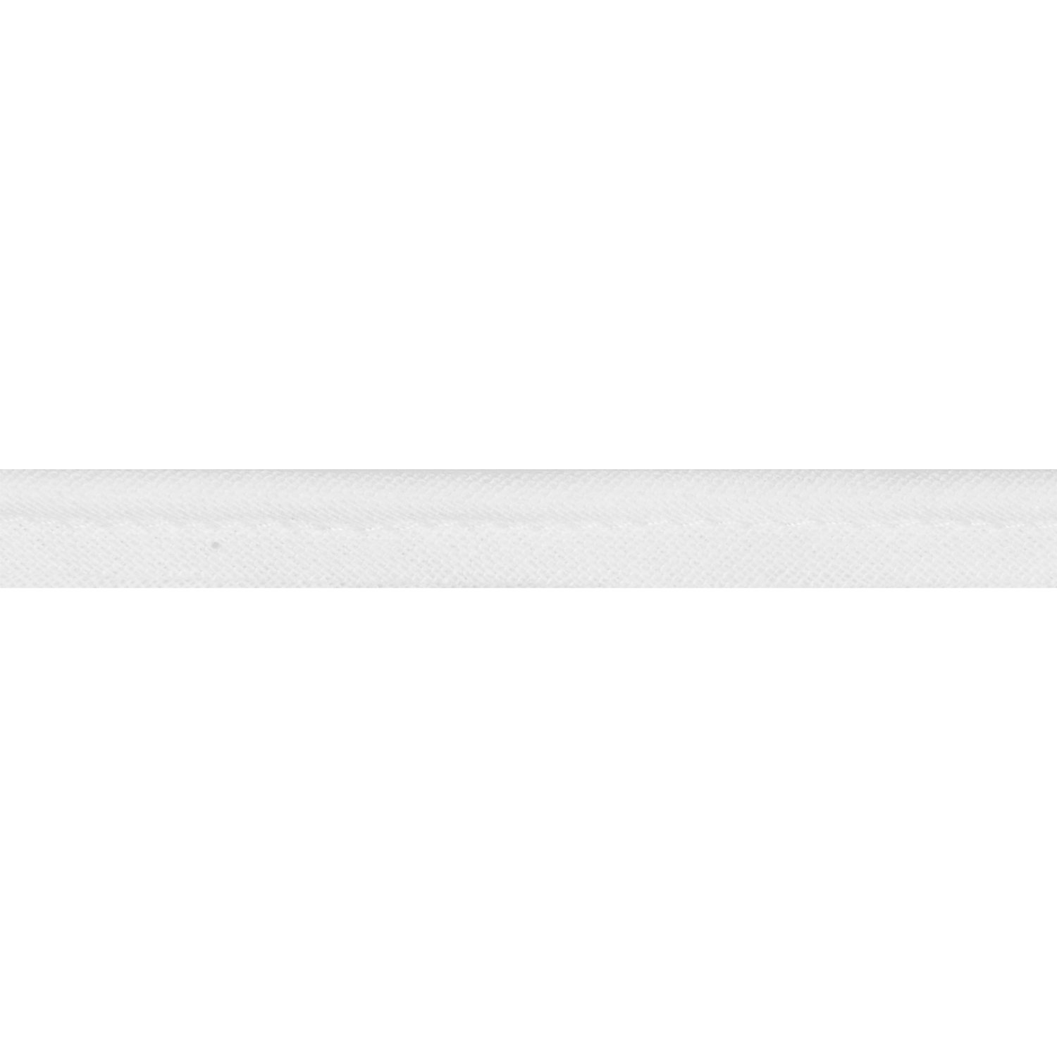 buttinette Baumwoll-Paspelband, weiß, 2,4 mm Ø, 5 m