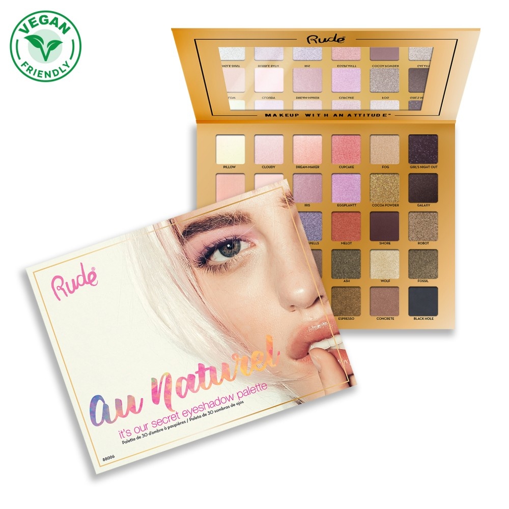 Rude Cosmetics RUDE Au Naturel 30 Eyeshadow Palette Palette fard à paupières