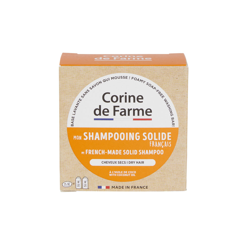 corine de farme Shampooing solide cheveux secs Capillaires