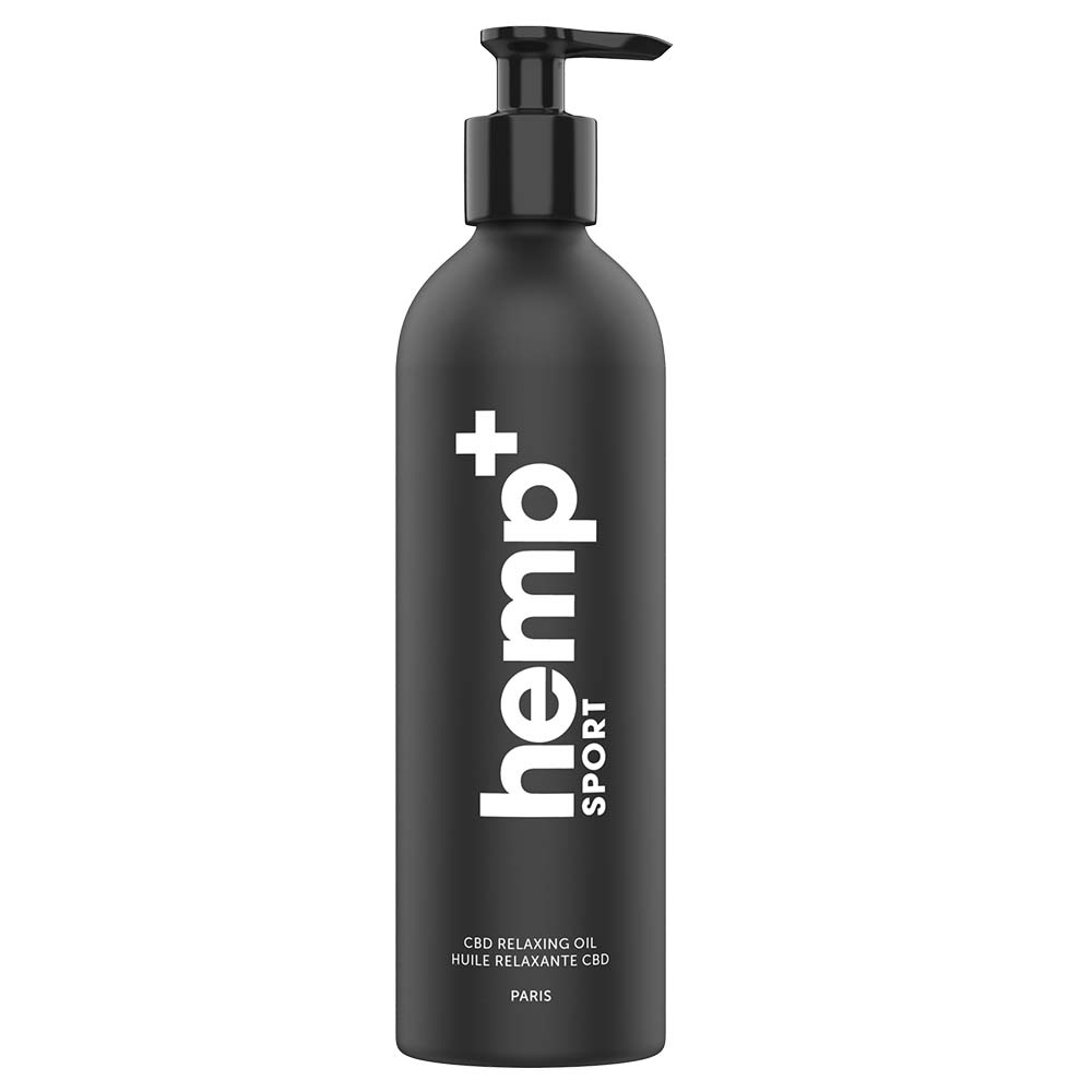 hemp + SPORT HUILE RELAXANTE AU CBD HUILE RELAXANTE POUR LE SPORT