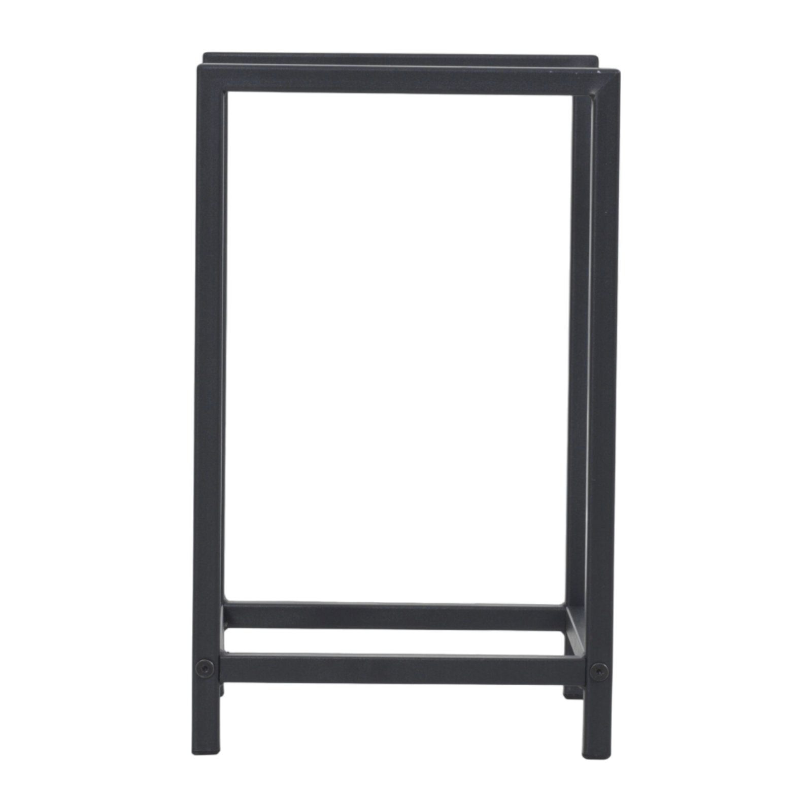 STADO Kaminholzregal Kaminholzregal, Brennholzregal, Stapelhilfe, Schwarz, BxTxH:40x30x50 cm