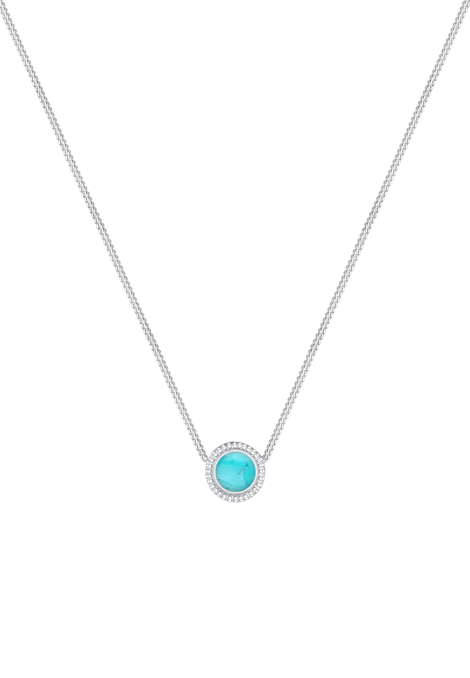 Ciondolo semplice da donna Elli in howlite - Argento 925/1000