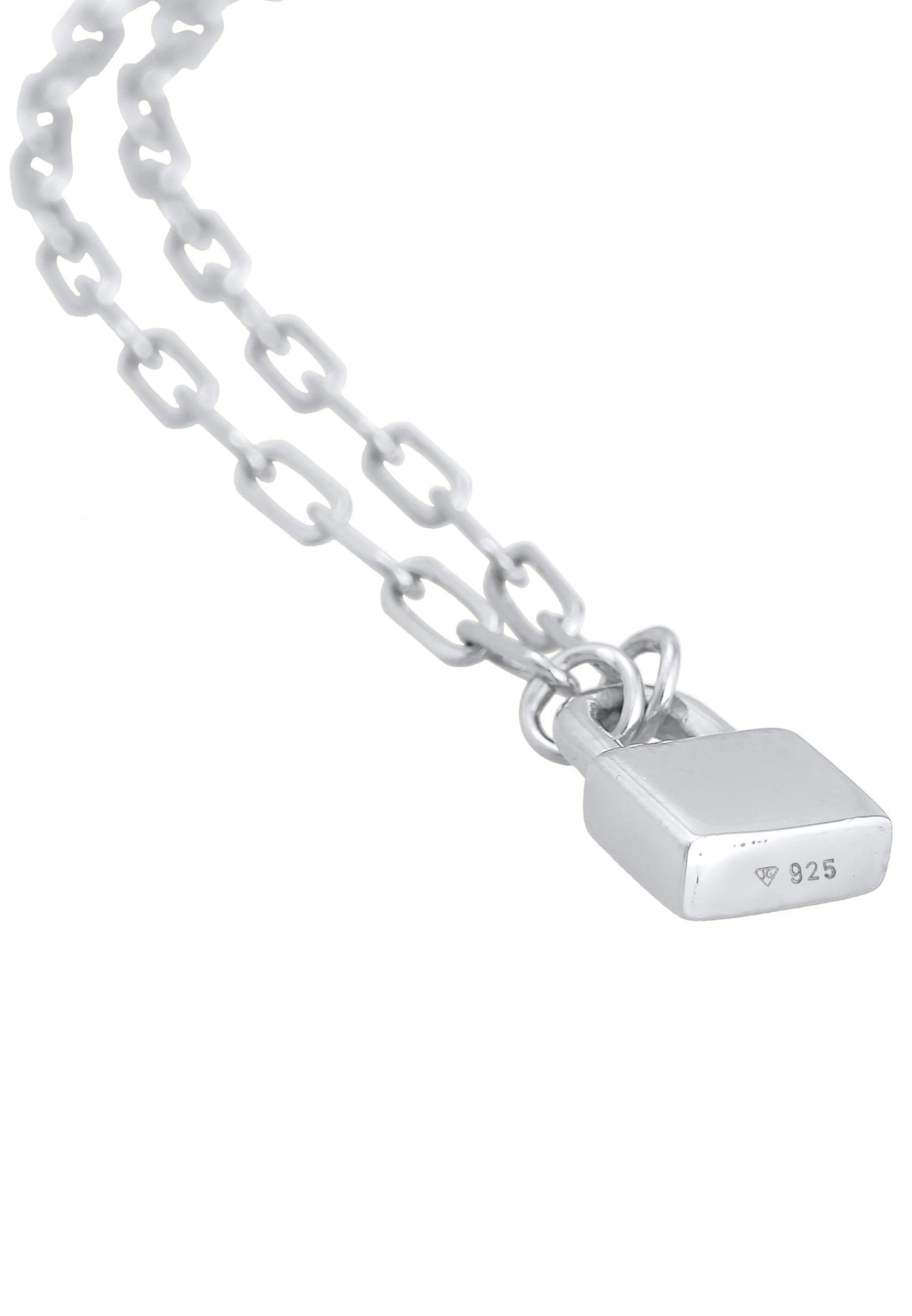 Elli PREMIUM Damski symbol link lock ze srebra próby 925 pokrytego rodem