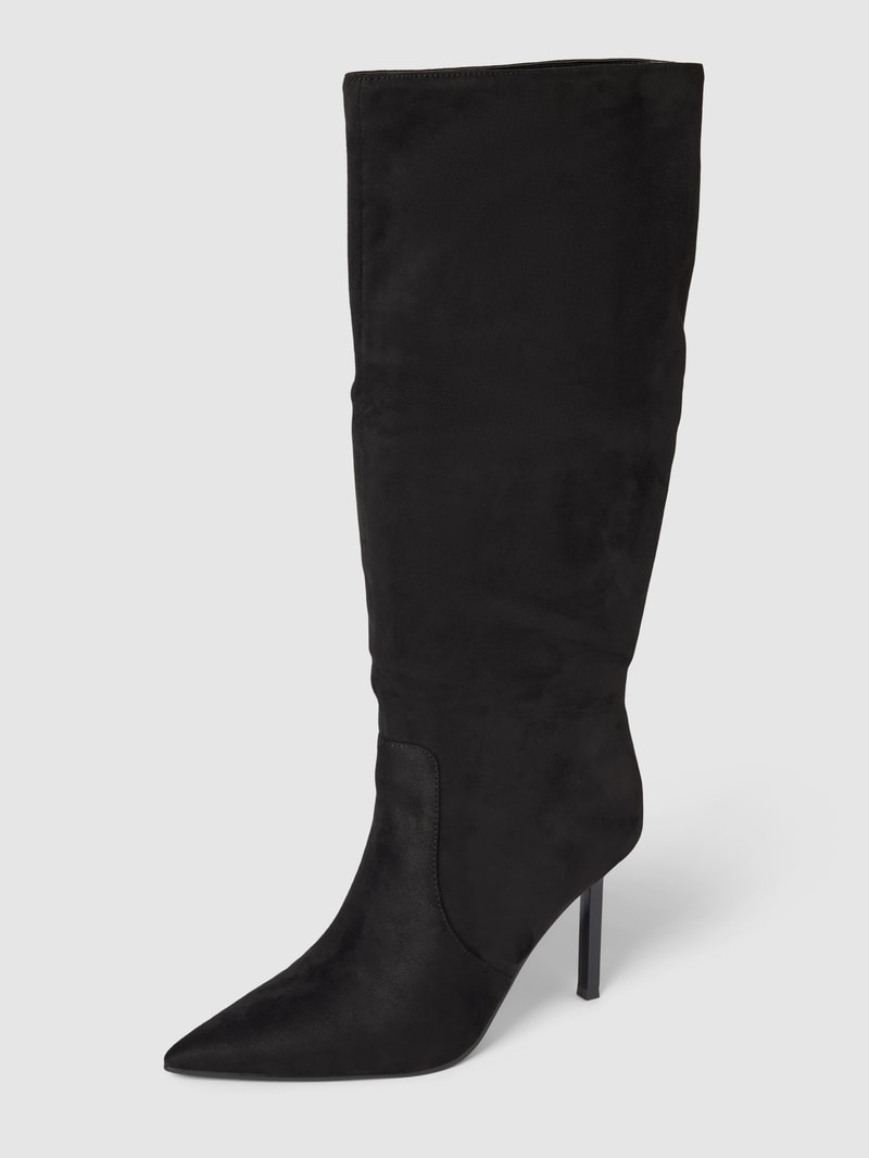 Stiefel mit Pfennigabsatz Modell 'INTRUDER' in schwarz
