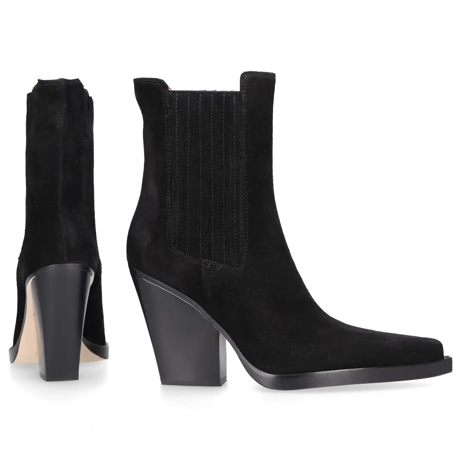 Paris Texas - Chelsea Boots DALLAS Veloursleder - schwarz