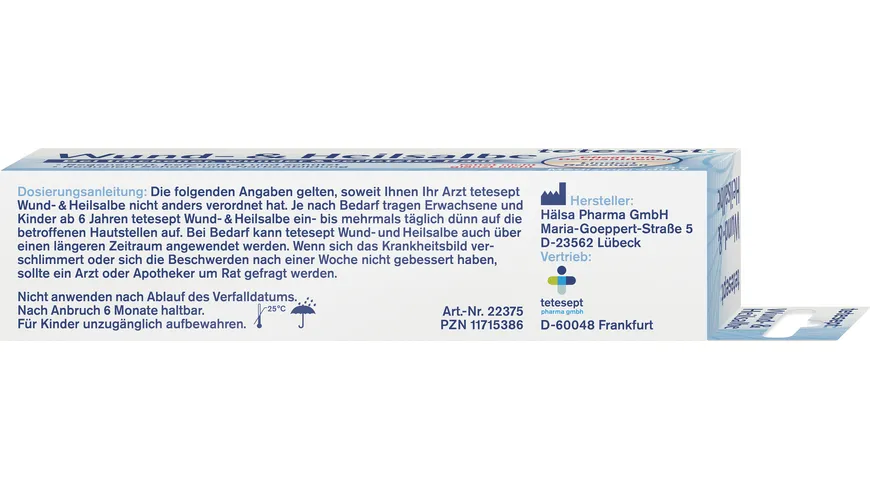tetesept Wund- & Heilsalbe 20 g