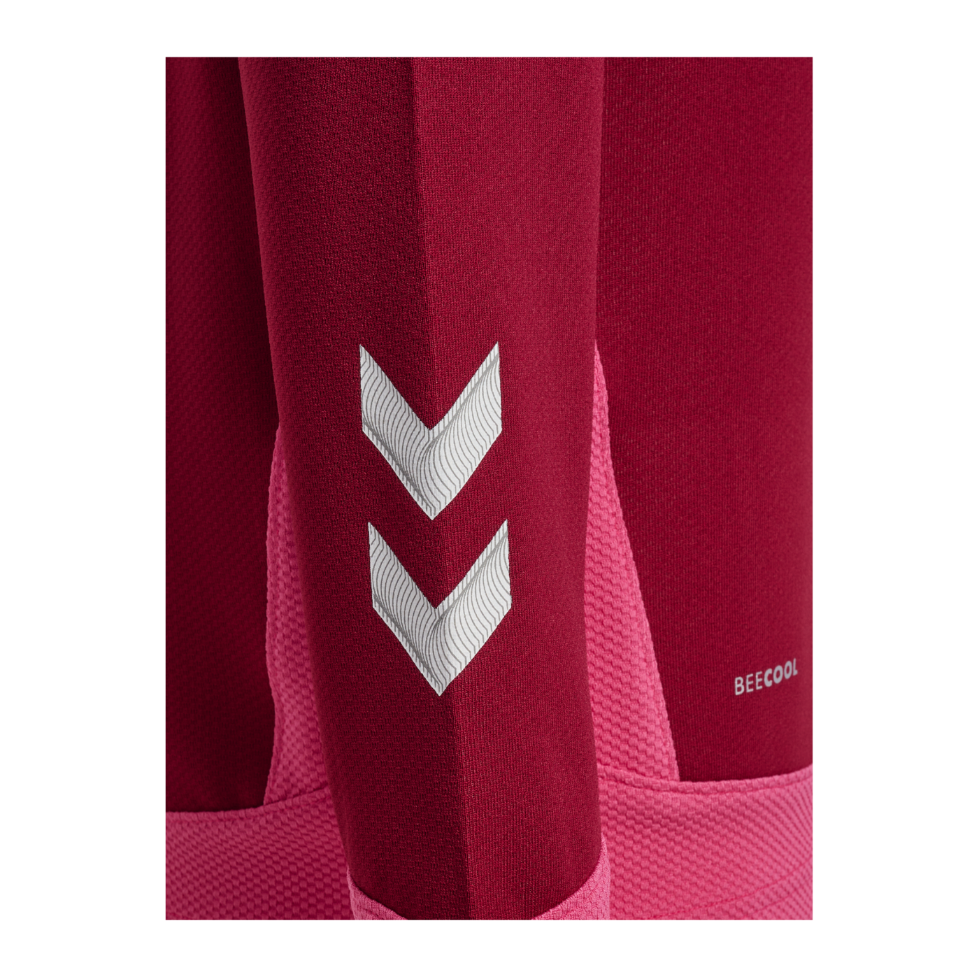 Hummel hmlLEAD HalfZip Sweatshirt Kids Rot F3584