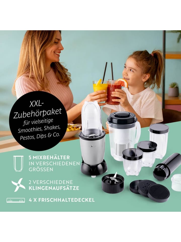 Gourmetmaxx GOURMETmaxx Mixer Mr. Magic 14-tlg. - Schwarz günstig kaufen onesize