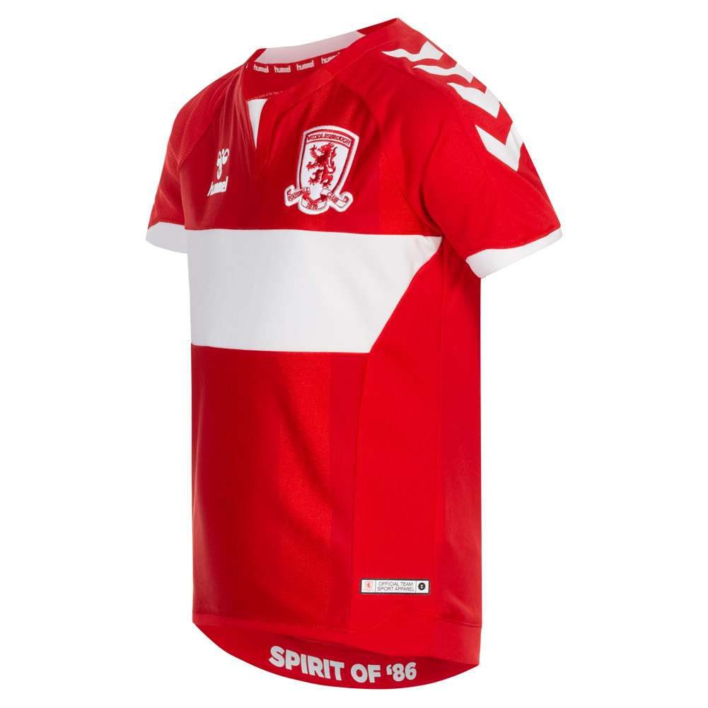 FC Middlesbrough hummel Kinder Heim Trikot MIDKIDHSS18