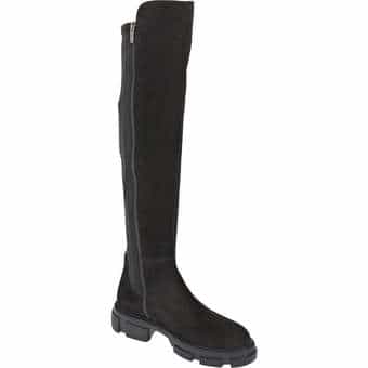 Alpe Woman Overknee in schwarz