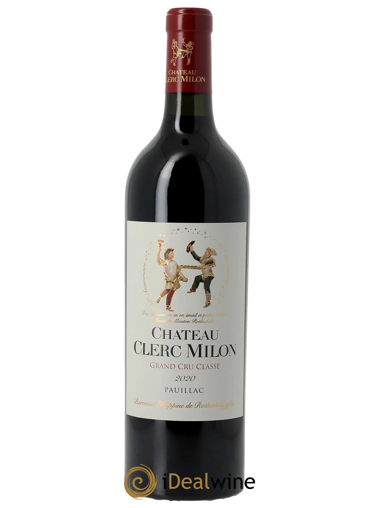 Château Clerc Milon 5ème Grand Cru Classé (CBO à partir de 6 BTS) 2020 - Lot de 1 Bouteille
