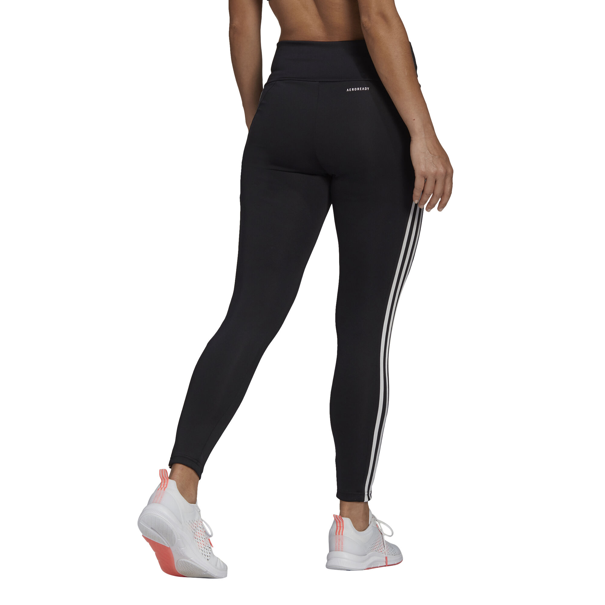 3 Stripes 7/8 Tight Damen - Schwarz, Weiß