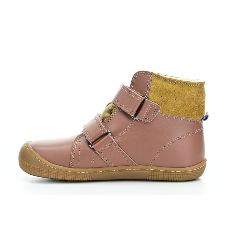 Koel4kids Demil Napa Wool Old Rose Winterbarfußschuhe