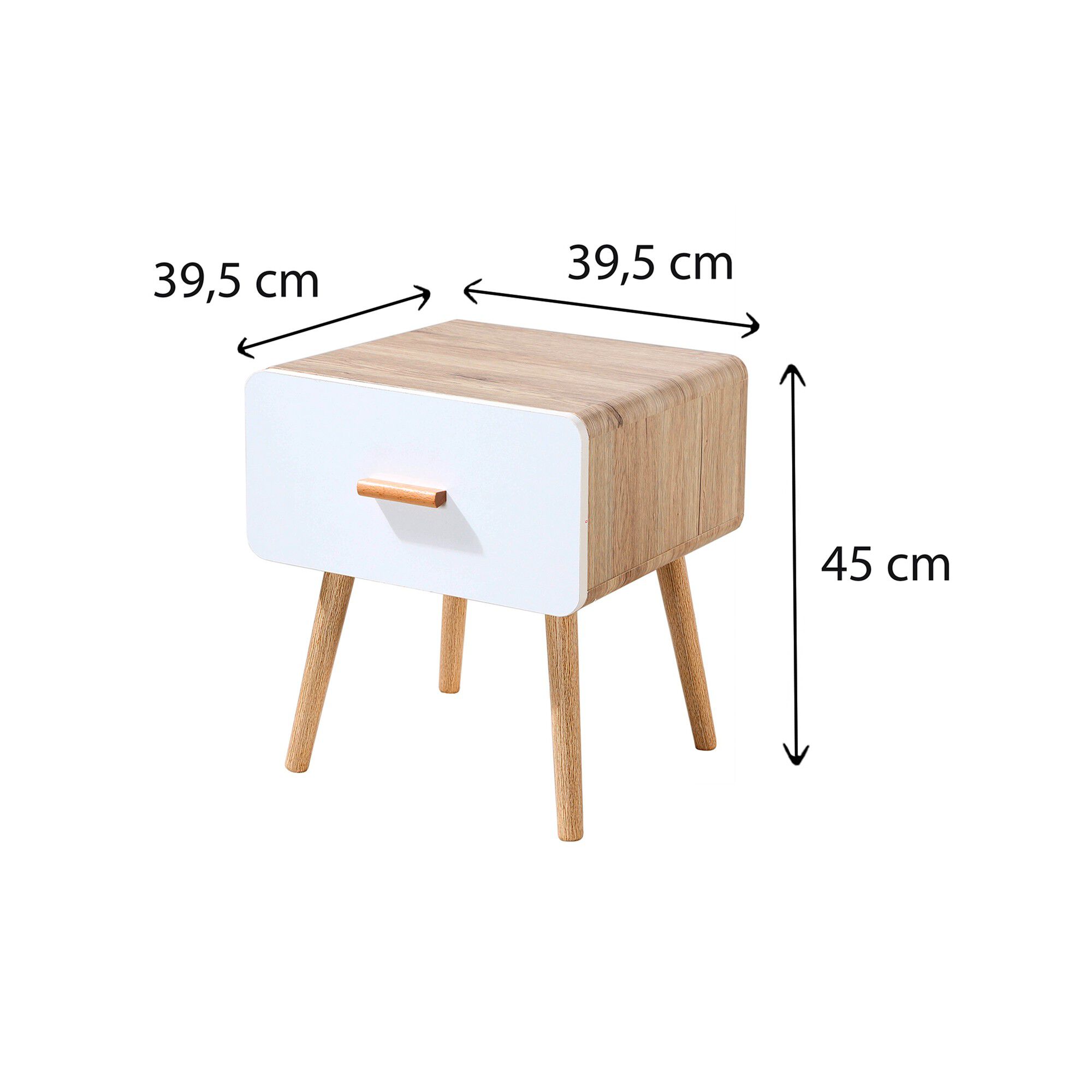 Table de chevet YOLTY 2 tiroir