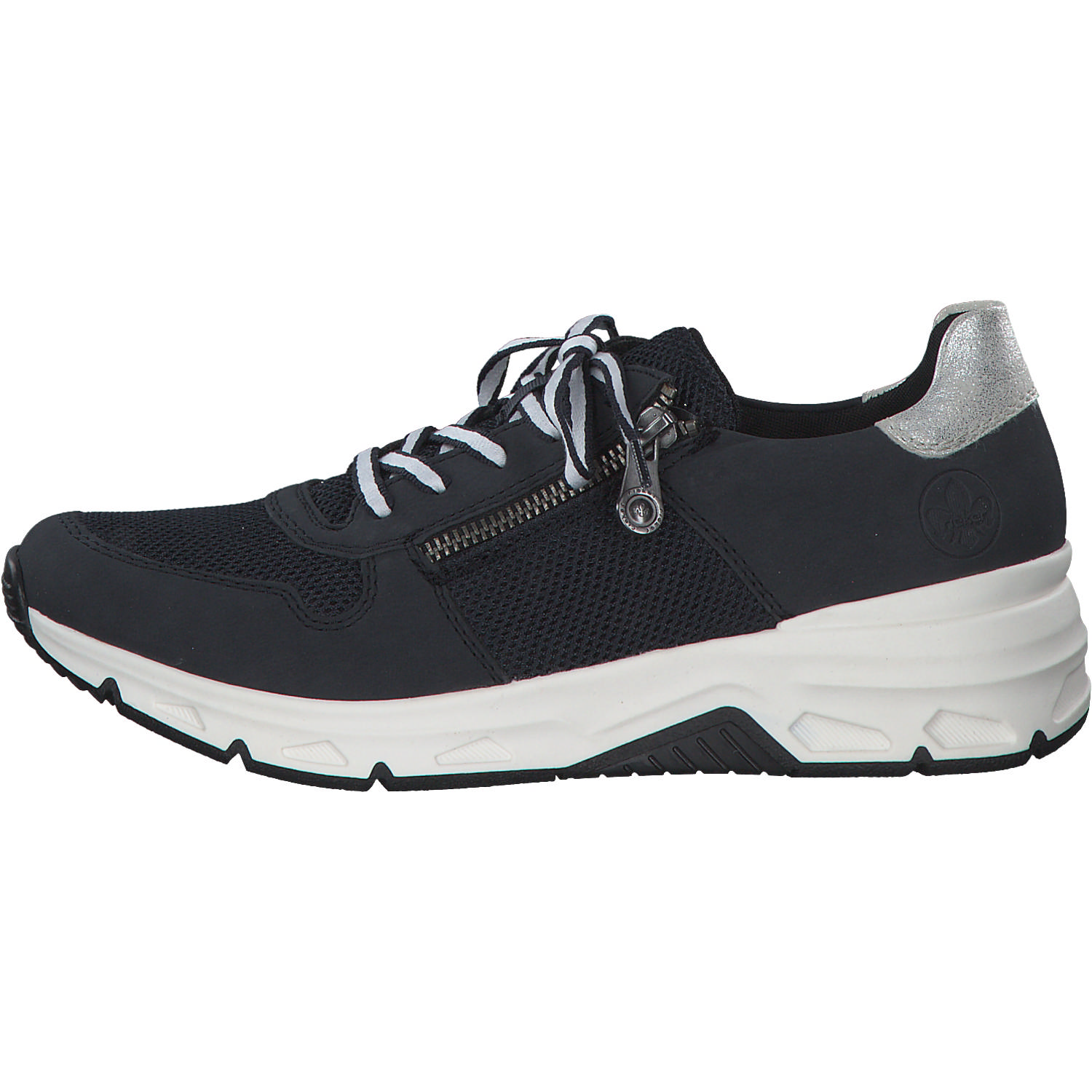 Rieker 48135, Schnürschuhe, Damen, Schwarz