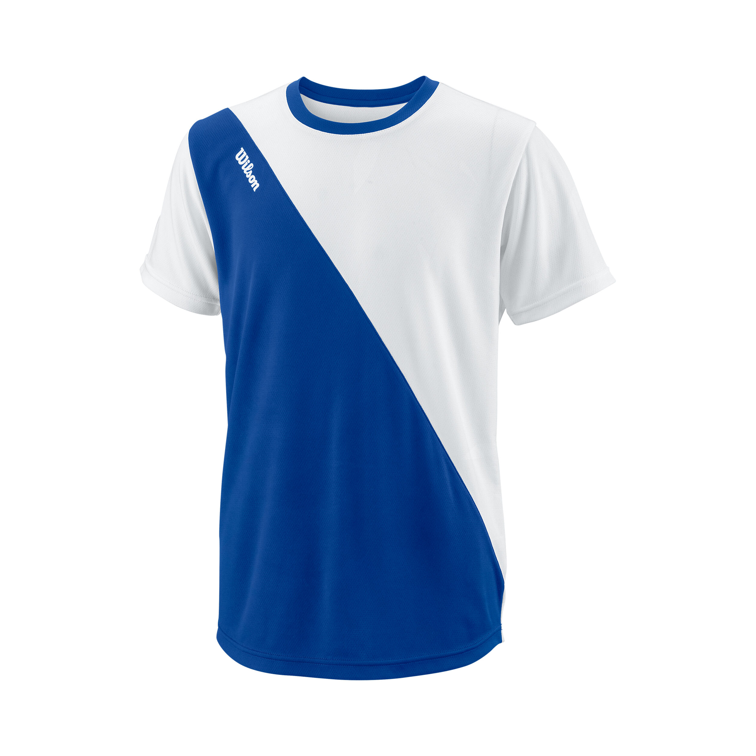 Team T-Shirt Jungen - Blau, Weiß