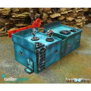 Infinity Neon City Yu Jing S (2 Small Buildings Pack) Octopus + Dojo