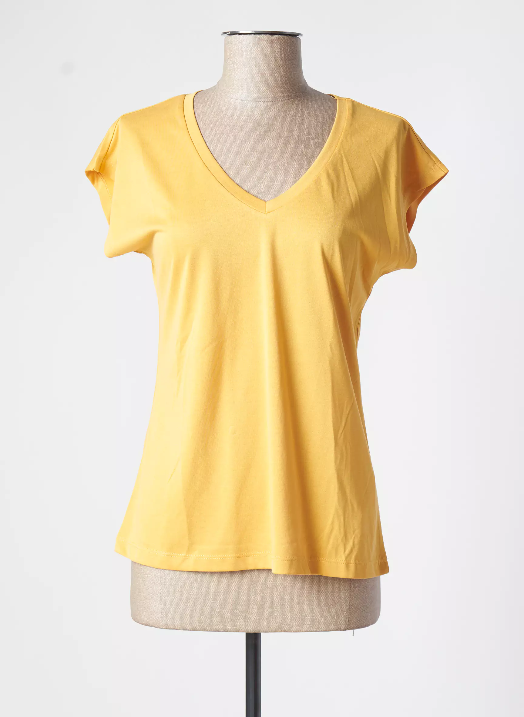Kaffe Tshirts Femme couleur jaune