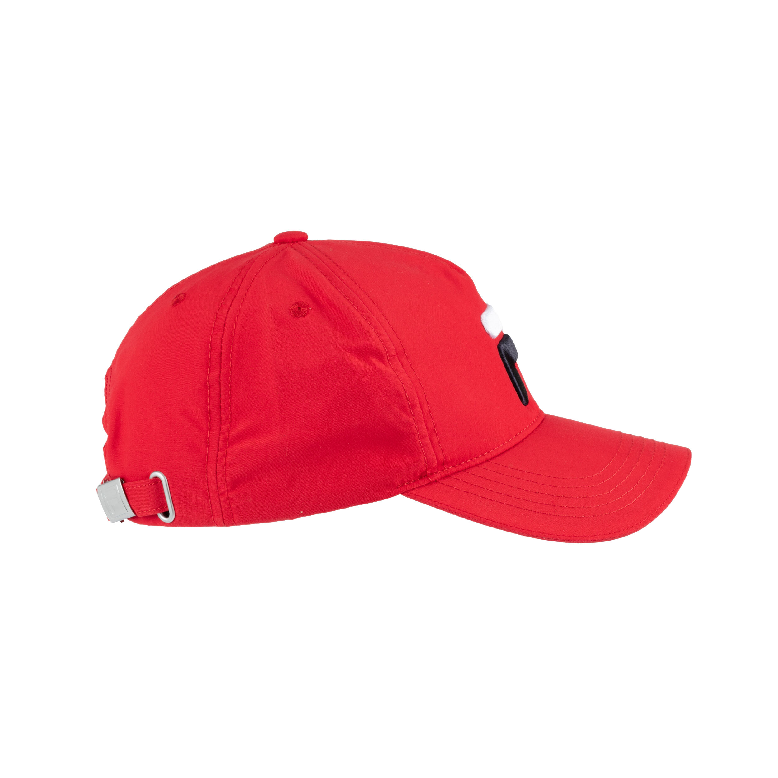 Max Baseball Cap - Rot, Weiß