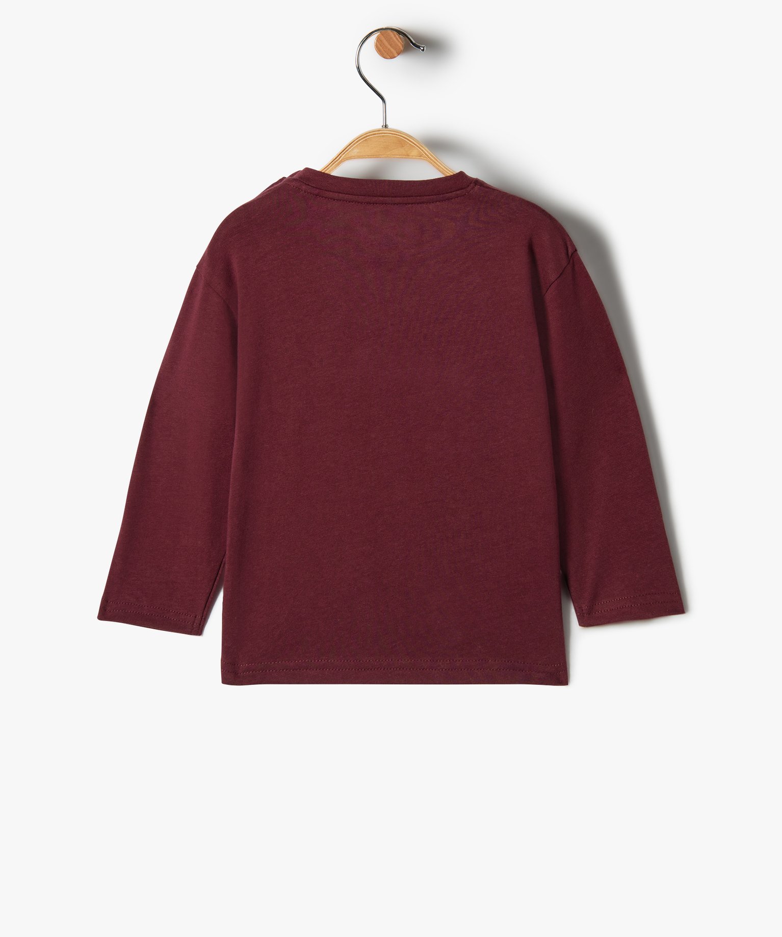 Tee-shirt bébé Garçon à manches longues imprimé - Camps... rouge fonce | GEMO