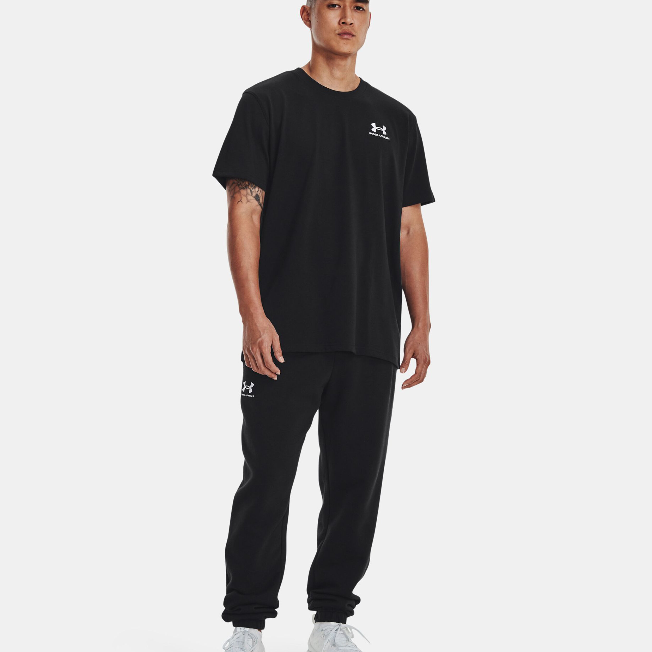 Logo EMB Heavyweight T-Shirt Herren - Schwarz