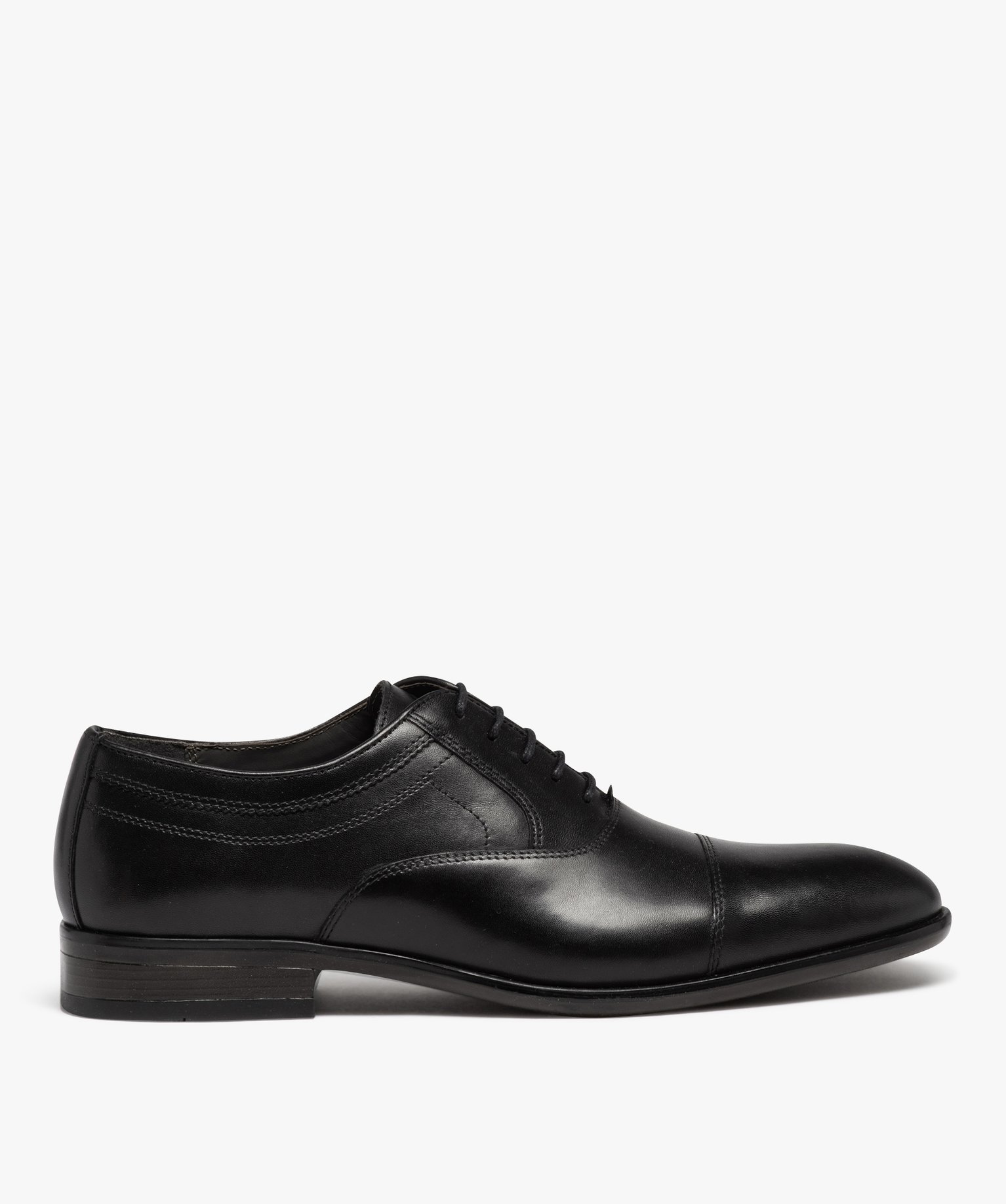 Derbies homme classiques dessus en cuir uni - Taneo noir | GEMO