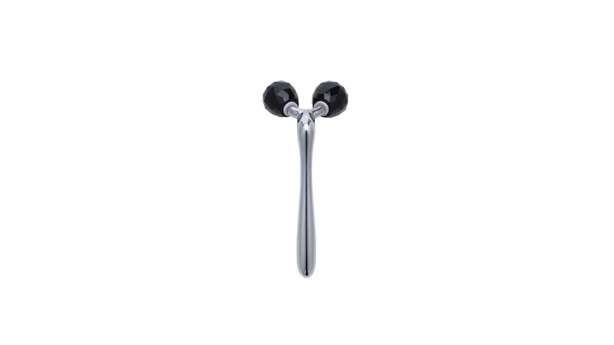 BODY&SOUL Masterpiece Gesichtsmassageroller Obsidian silber