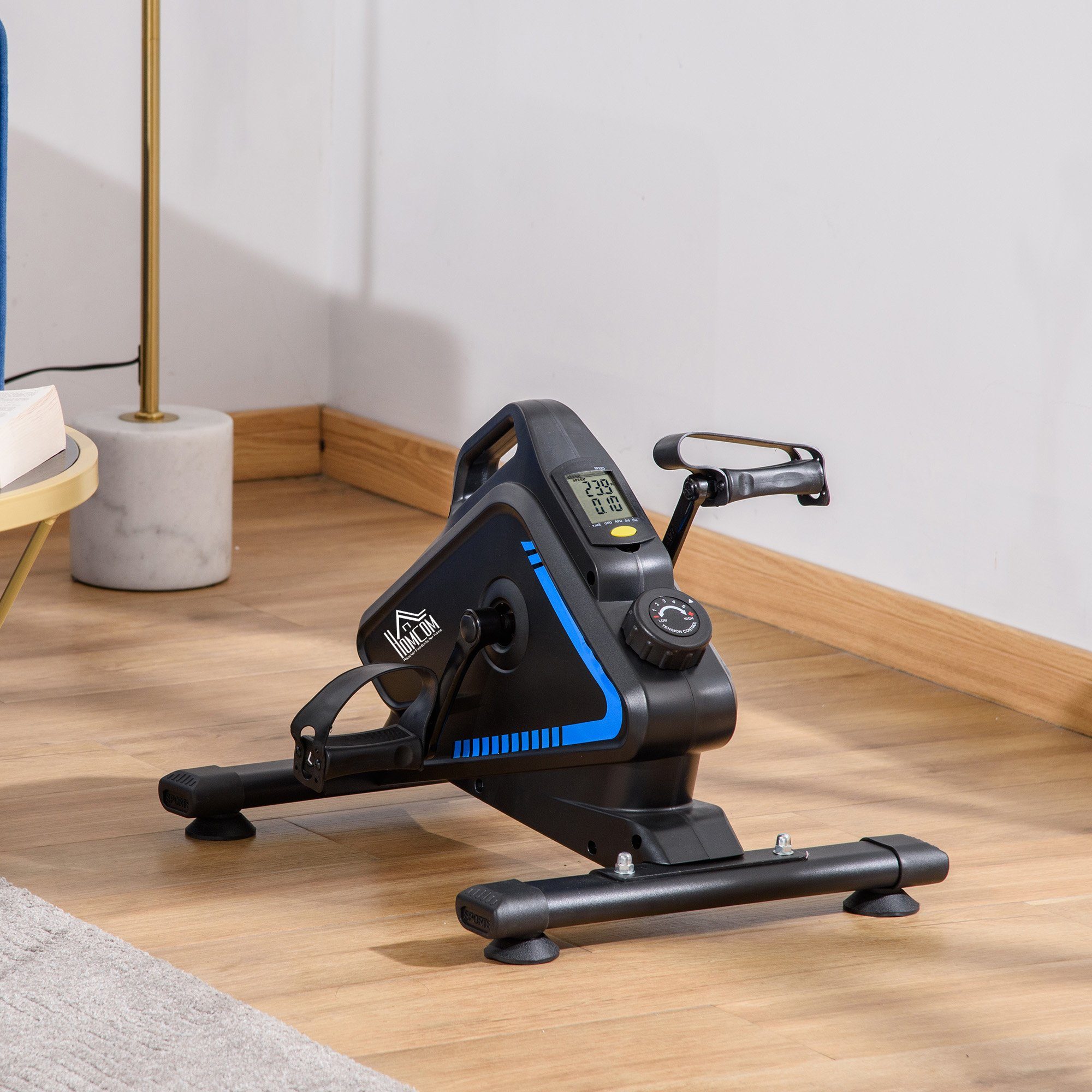 HOMCOM Heimtrainer Mini Heimtrainer, Heimtrainer Fahrrad