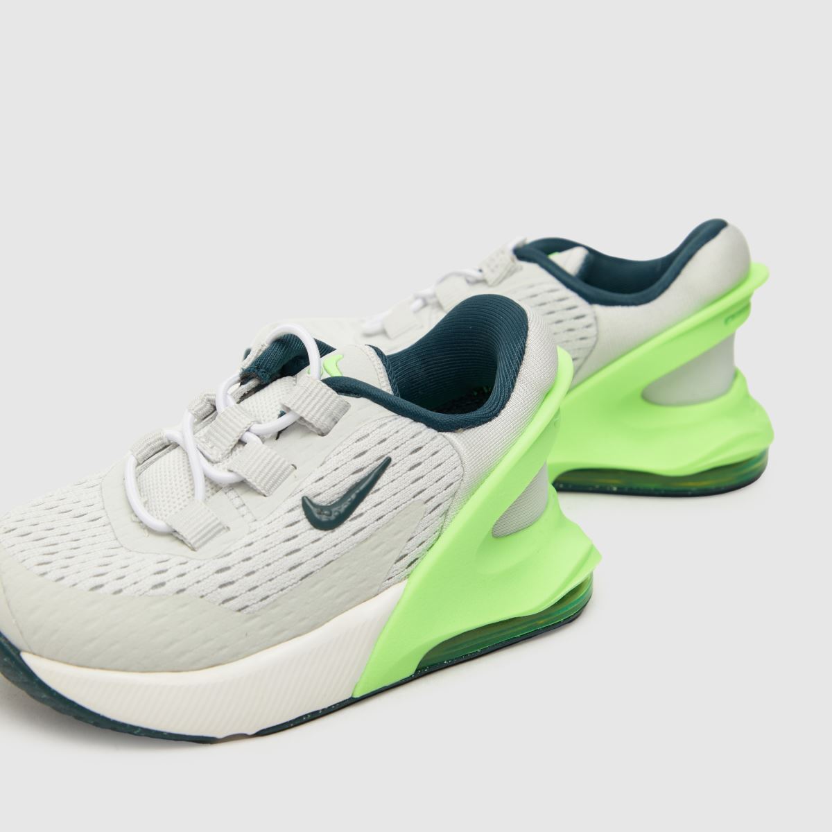 Šedé multifunkční tenisky Nike Air Max 270 Go pro chlapce a batolata