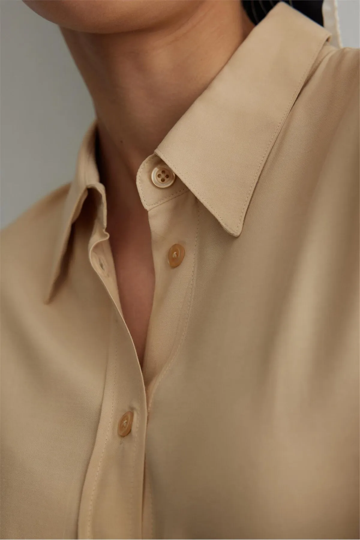 Suud Collection  Hemd - Braun - Oversized