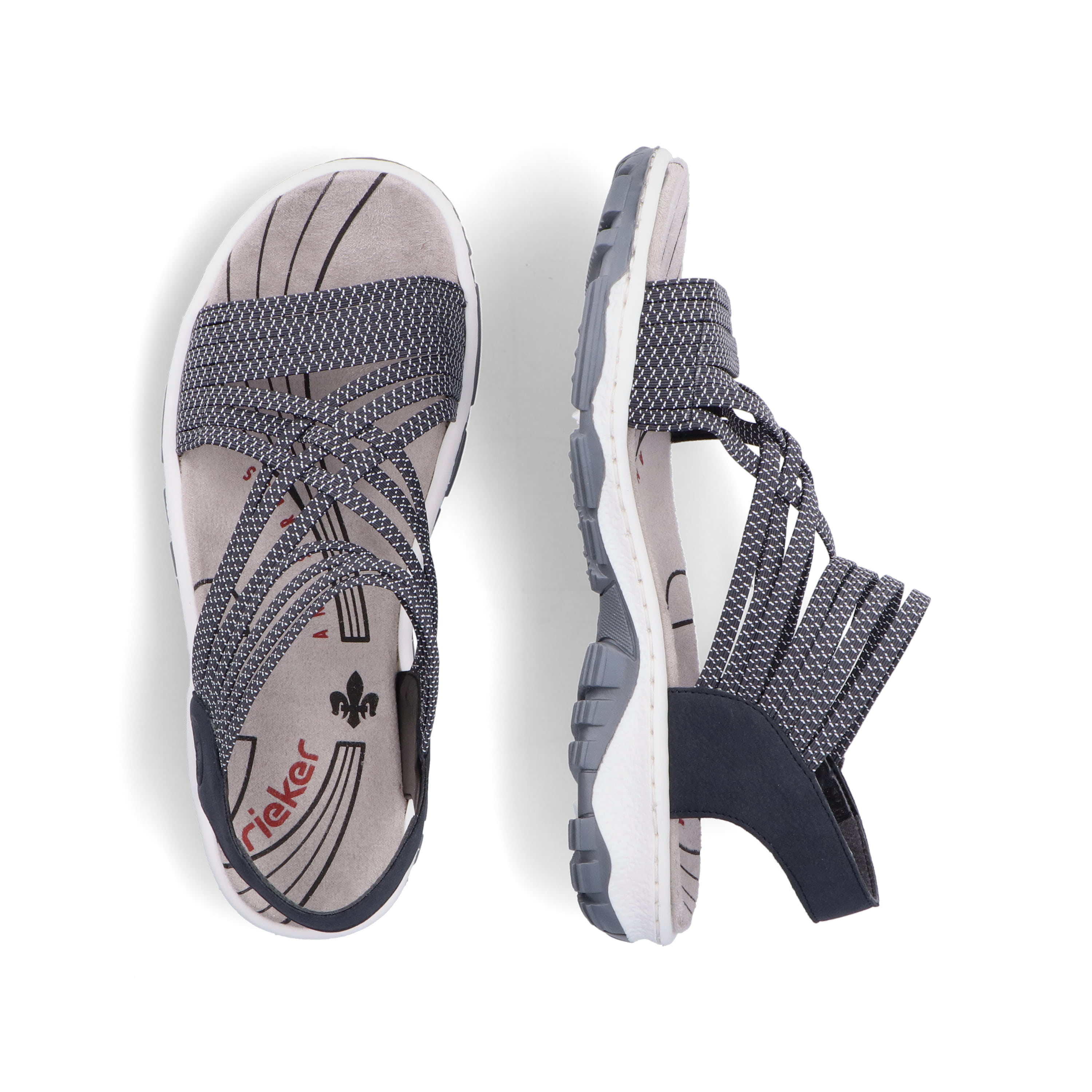Rieker Damen Trekkingsandalen pazifikblau