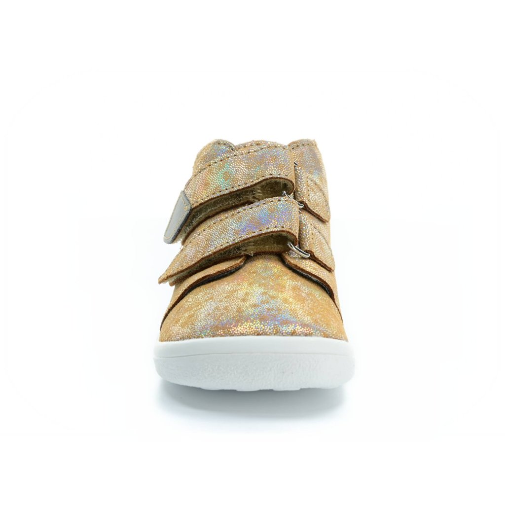 Beda Bella mit Membran (BF 0001/W/M/2) goldene Barfuß-Stiefeletten