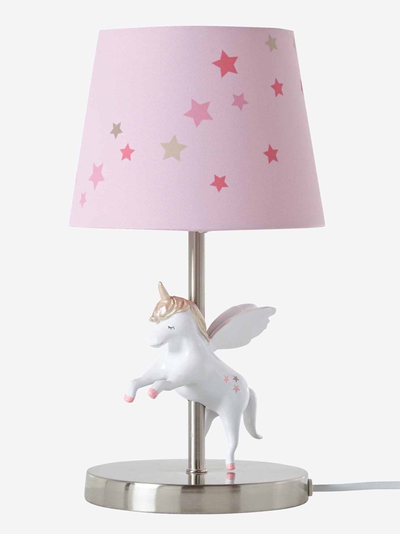 Vertbaudet Kinder Nachttischlampe EINHORN - rosa
